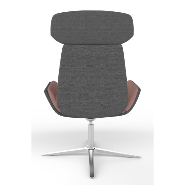 Reflect Lounge Chair With 4 Star Base And Gas Lift
